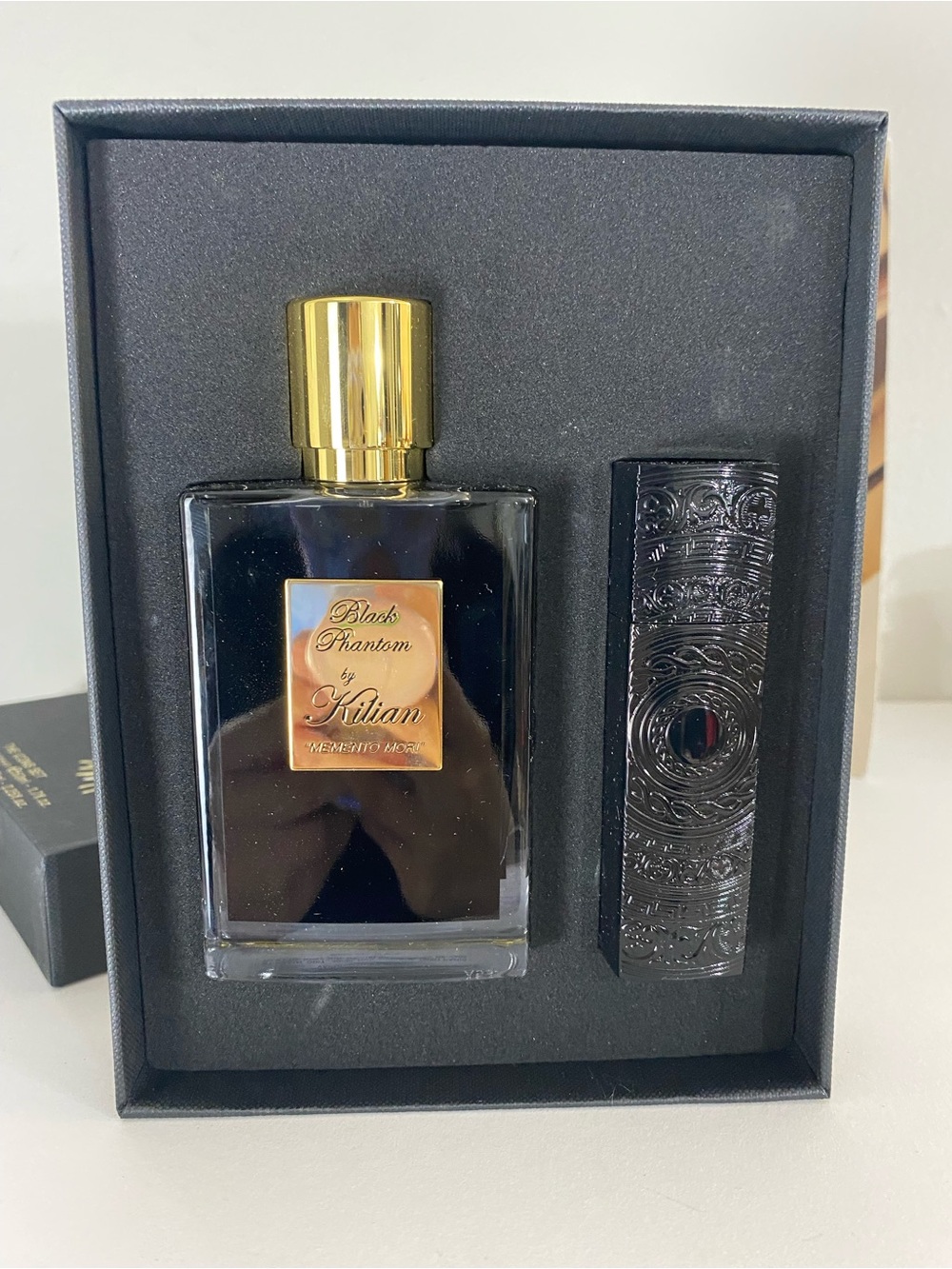 Black Phantom By Kilian Memento Mori EDP Set, The Icons Set, 1.7oz+0.25oz, New